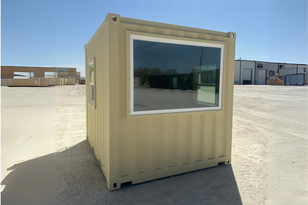 10ft scale container house for sale in SA, compact and portable for accommodation or office use