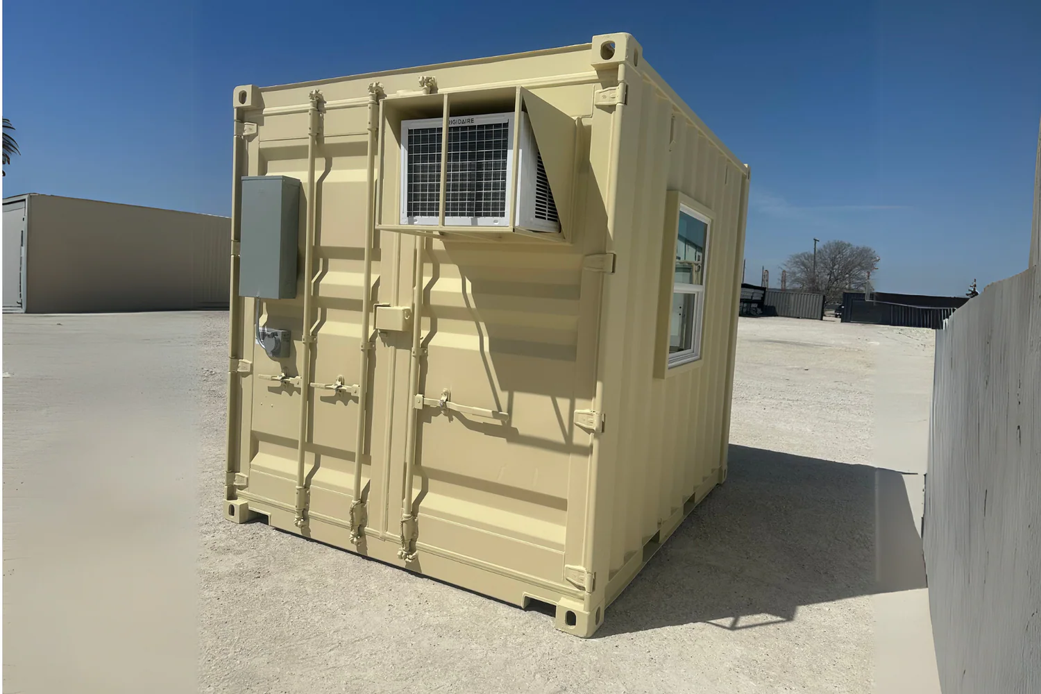 10ft scale container house for sale near me, compact and portable for accommodation or office use.