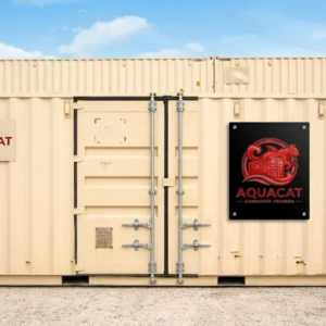 20ft standard 1-trip shipping container converted into a retreat cabin, perfect for comfortable and portable accommodation.