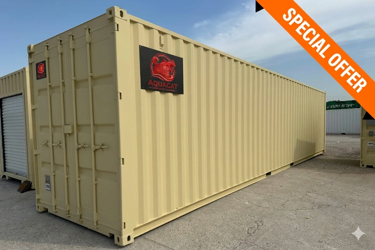 Modified shipping containers for sale, customized for unique storage and workspace solution