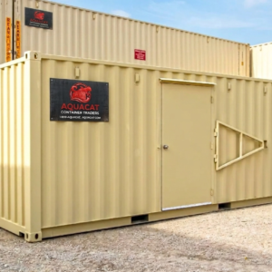 20ft vented storage container from AquaCatContainerTraders, available in ACT with enhanced airflow features