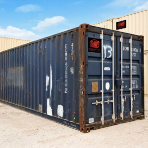 40ft standard wind and watertight shipping container for sale, highlighting secure and weatherproof features