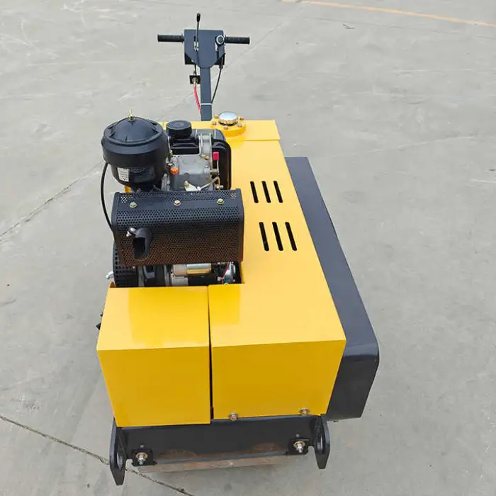 Wholesale diesel engine small walk-behind mini road rollers, suitable for large-scale compaction projects